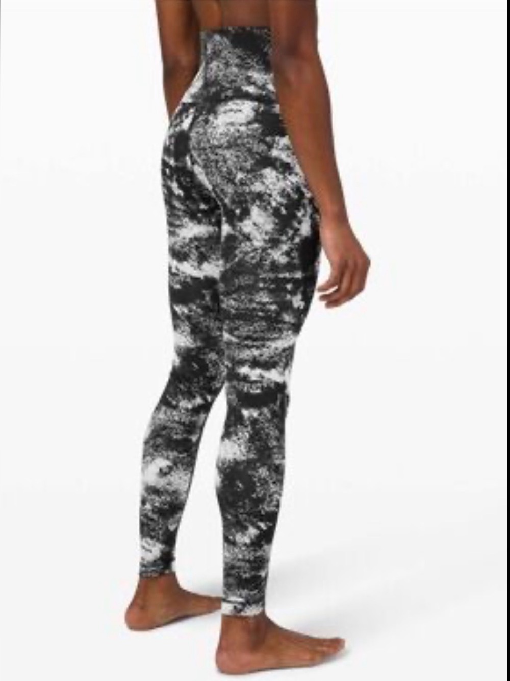 Zone Pro Black & Gray Marble Print Leggings